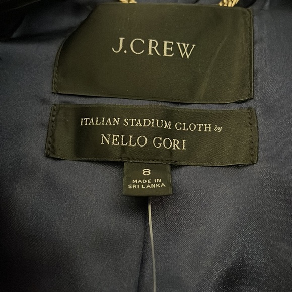 NWT J.Crew Italian Stadium Cloth coat - Picture 4 of 7
